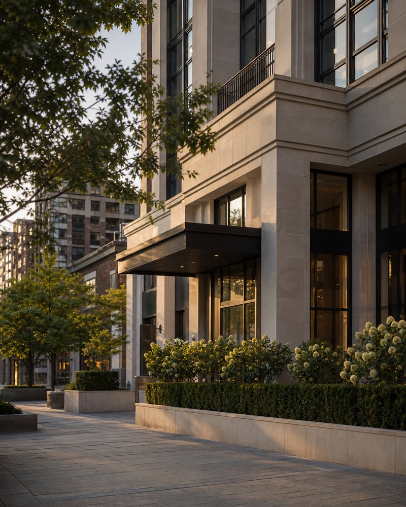 Elegant residential architecture in Yorkville